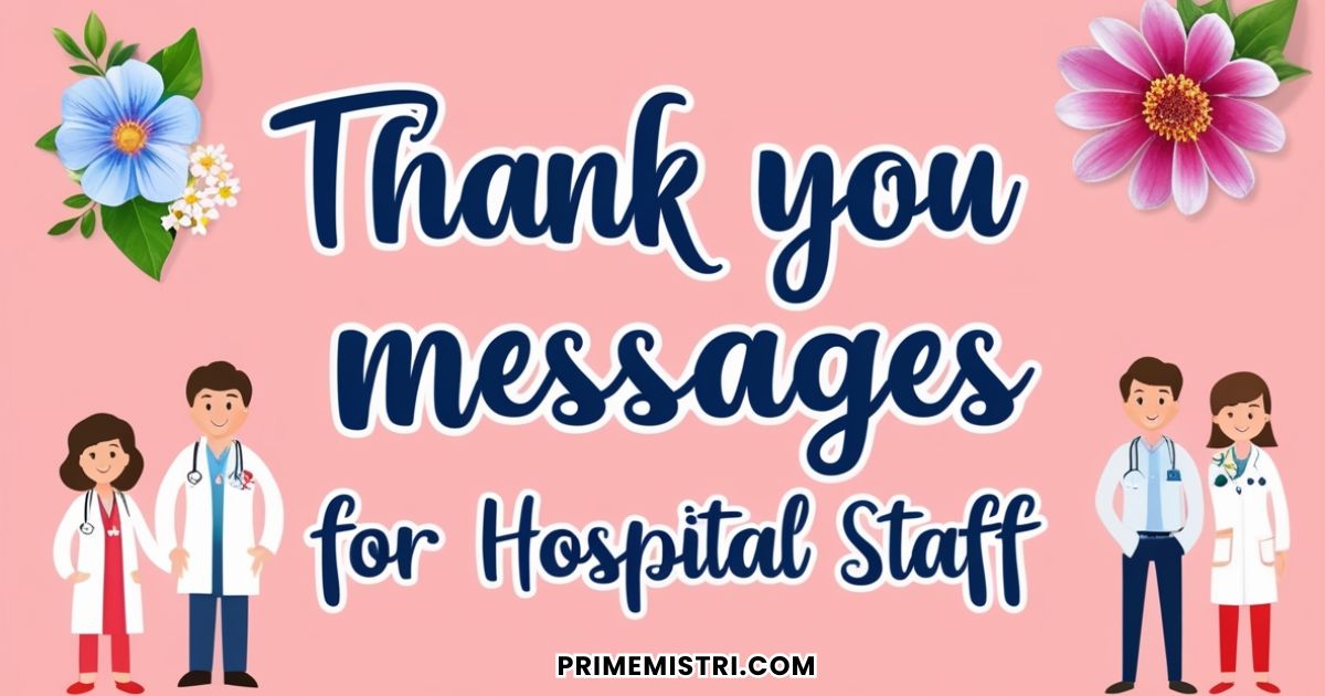 20+ Thank You Messages for Hospital Staff