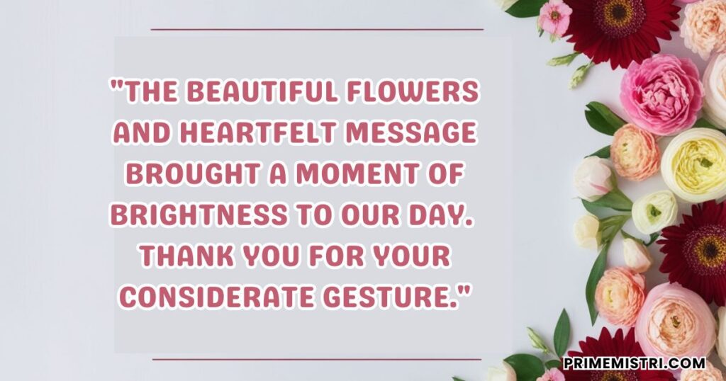 Thank You Notes for Sympathy Cards and Flowers