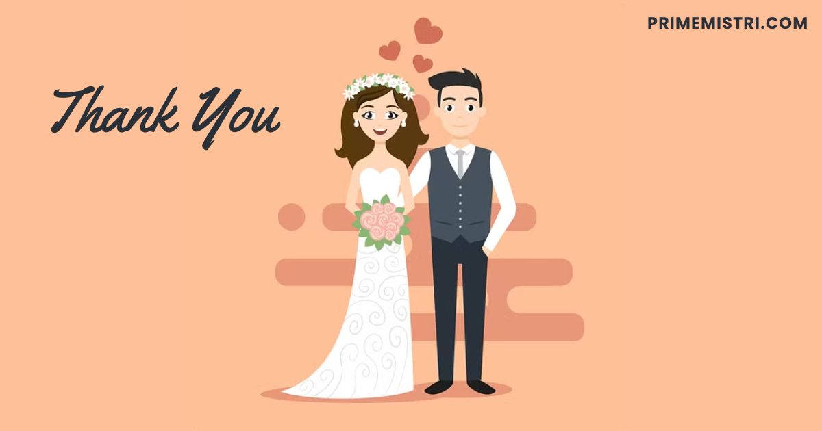 20+ Wedding Thank You Messages From Bride and Groom