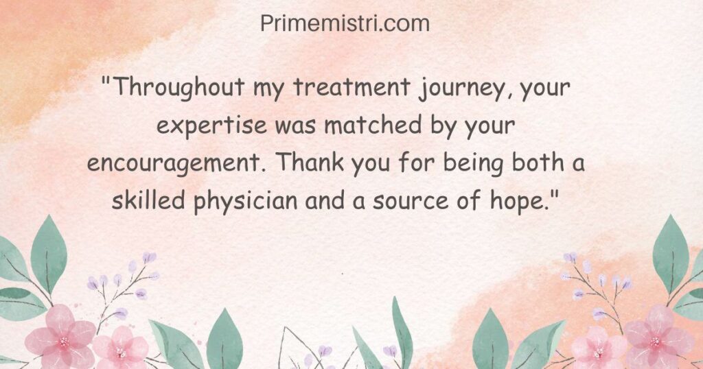 Best Compliments for Doctors After Treatment