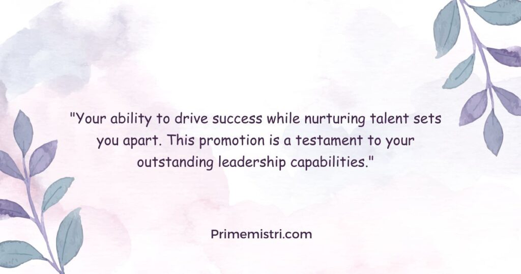 Congratulations Messages for Promotion to a Senior