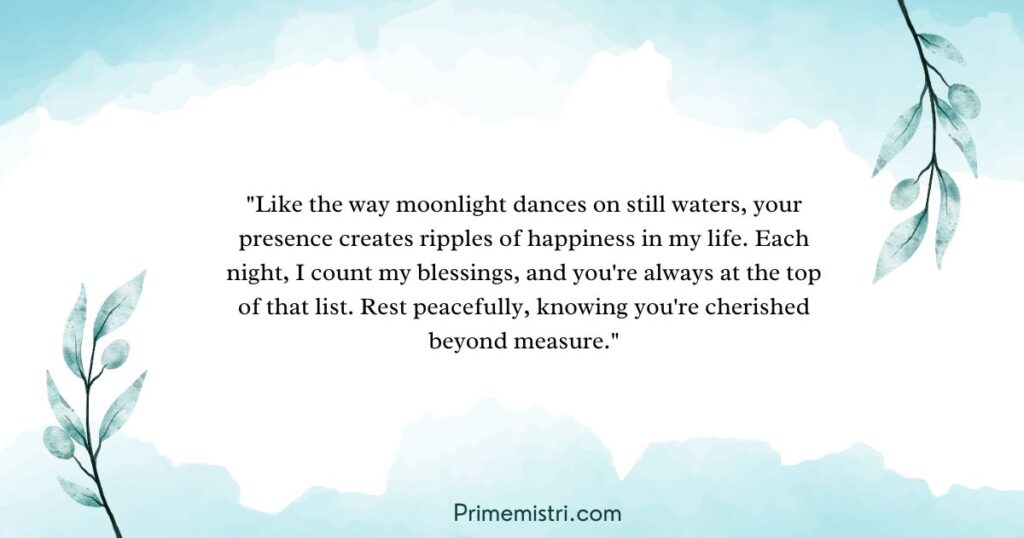 Heart-Touching Good Night Messages to Make Her Smile