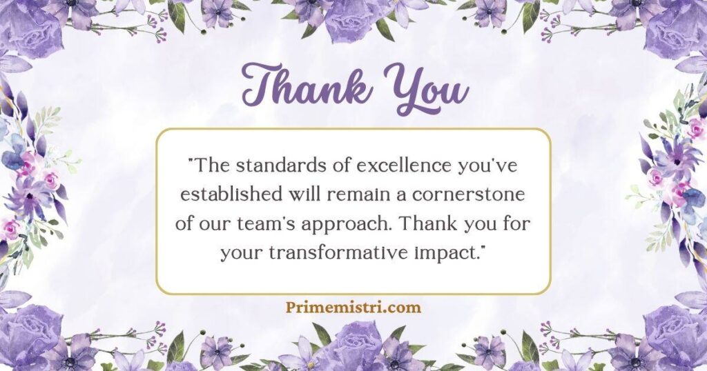 Professional Thank You Messages for Team Transitions