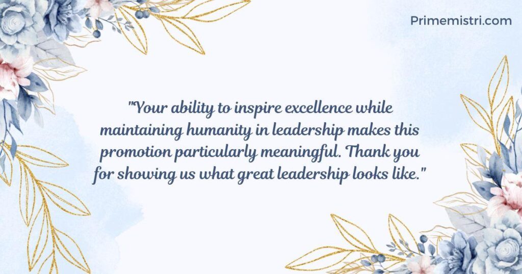 Promotion Congratulations Message to a Boss