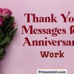 35+ Thank You Messages for Work Anniversary Wishes