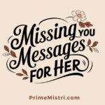 Missing You Messages for Her