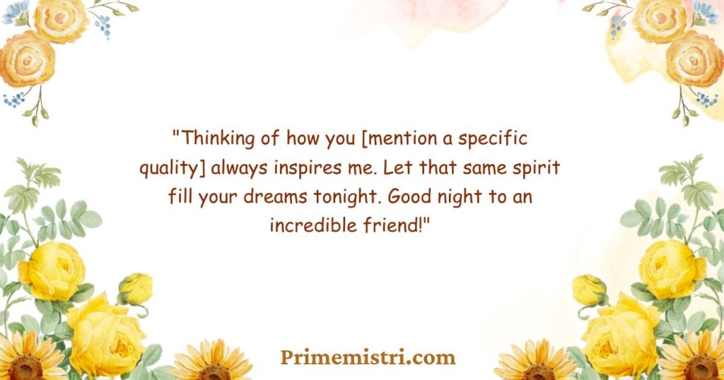 Personalized Good Night Messages