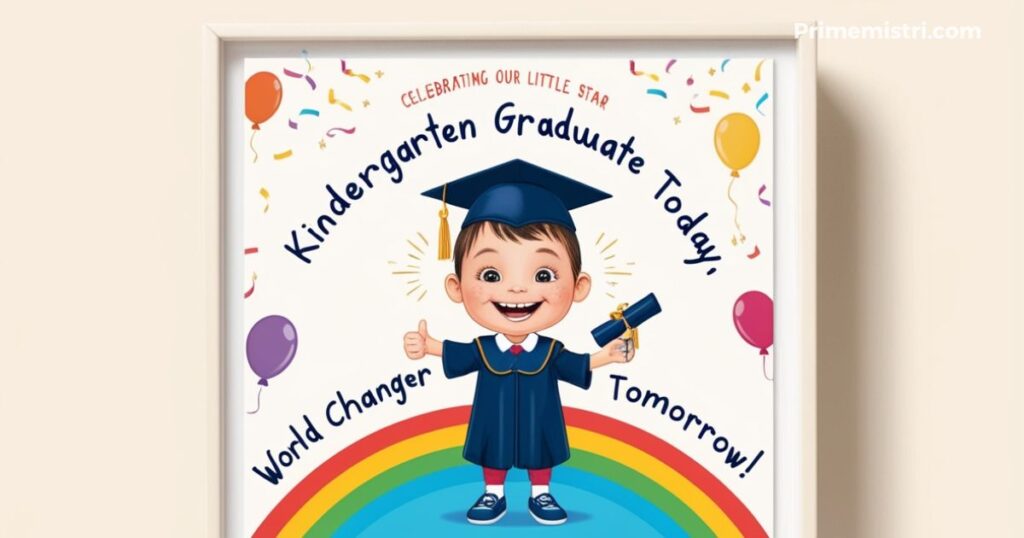 Social Media Captions for Kindergarten Graduation