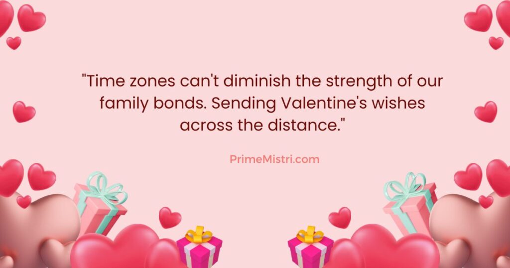 Valentine's Messages Across Distance for Parents